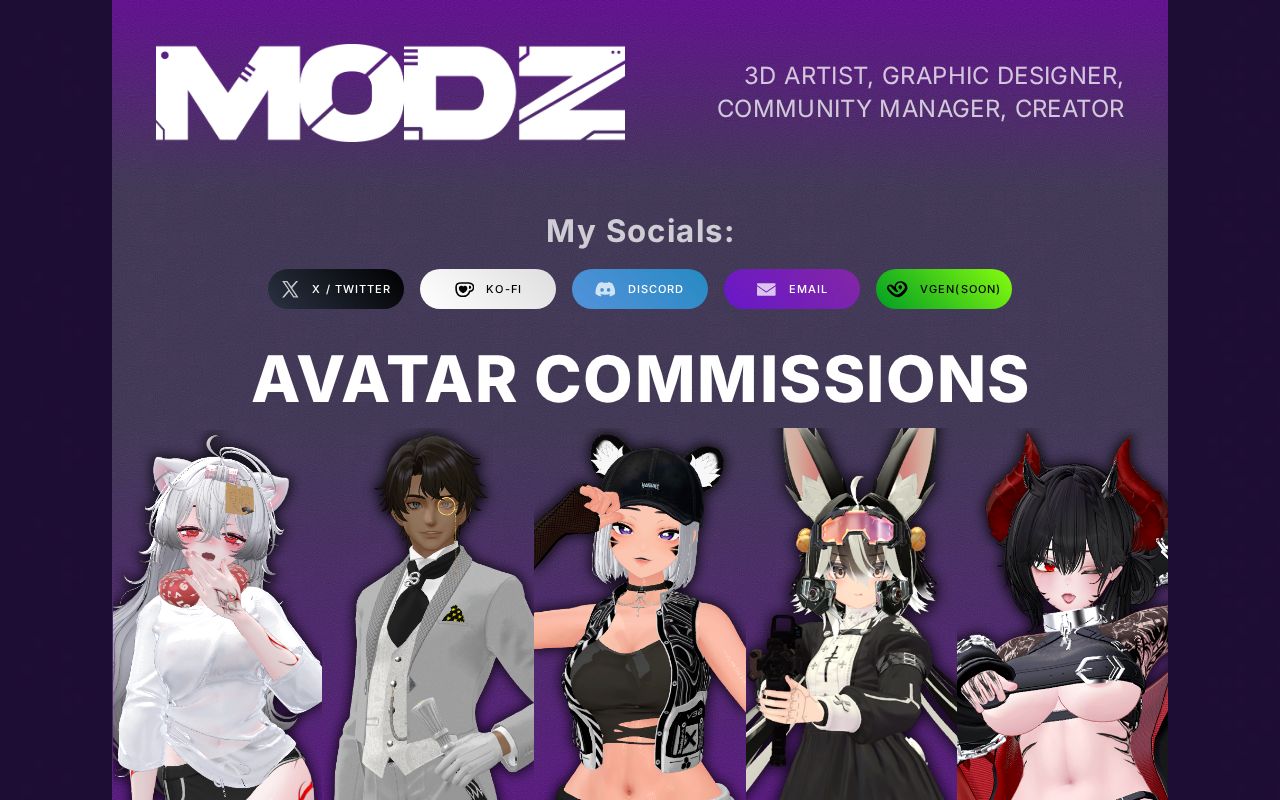 Carrd profile picture for @m0dz